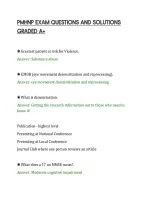 PMHNP EXAM QUESTIONS AND SOLUTIONS&NewLine;GRADED A&plus;