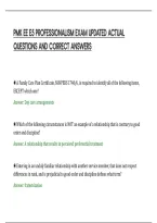 PMK EE E5 PROFESSIONALISM EXAM UPDATED ACTUAL&NewLine;QUESTIONS AND CORRECT ANSWERS&NewLine;