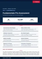 VATI Fundamentals Pre-Assessment Foundational Knowledge 2026&sol;2027 &ndash; Questions and Answers &vert; 100&percnt; Verified &vert; Complete Verified Answers &ndash; Pass Guaranteed &ndash; A&plus; Graded