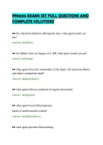 PN1005 EXAMS SET FULL QUESTIONS AND&NewLine;COMPLETE SOLUTIONS&NewLine;
