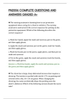 PN2006 COMPLETE QUESTIONS AND&NewLine;ANSWERS GRADED A&plus;&NewLine;