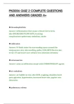 PN3006 QUIZ 2 COMPLETE QUESTIONS&NewLine;AND ANSWERS GRADED A&plus;