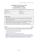 NR 341 Final Exam Complex Adult Health Midterm Exam - Solved & Complete for 2026