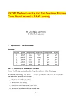 CS 7641 Machine Learning Unit Quiz Solutions- Decision Trees&comma; Neural Networks&comma; & PAC Learning&period;pdf&NewLine;&NewLine;