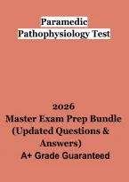 Paramedic Pathophysiology Test 2026 &vert; EMS Study Guide&comma; Practice Questions & Review