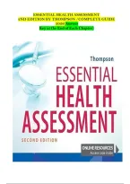TEST BANK for Advanced Assessment Interpreting Findings and Formulating Differential Diagnoses 5th Edition by Goolsby All Chapters 1-22&comma; Completely Covered With Questions And Detailed Solutions&period;&NewLine;