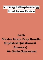 Nursing Pathophysiology Final Exam Review 2026 &vert; Study Guide & Practice Questions