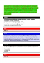 WASHINGTON HYDROGEOLOGIST LICENSING EXAM COMPLETE &NewLine;EXAM QUESTIONS AND VERIFIED ANSWERS &vert; 2026&ndash;2027 LATEST &NewLine;UPDATE &vert; GUARANTEED PASS &vert; DETAILED RATIONALES &vert; FULL &NewLine;STUDY GUIDE &vert; EXAM PREP &vert; PRACTICE TEST &vert; CERTIFICATION &NewLine;PREPARATION