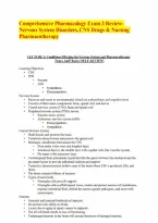 Comprehensive Pharmacology Exam 3 Review- Nervous System Disorders&comma; CNS Drugs & Nursing Pharmacotherapy&period;pdf&NewLine;&NewLine;