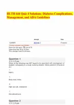HLTH 644 Quiz 4 Solutions- Diabetes Complications&comma; Management&comma; and ADA Guidelines&period;pdf&NewLine;&NewLine;