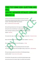 CRRN TEST EXAM 2026  QUESTIONS AND WELL VERIFIED ANSWERS DETAILED 100&percnt; AND GRADED A&plus; 