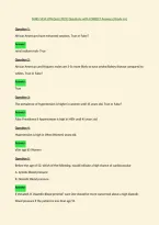 NURS 5434 HTN Quiz &lpar;2025&rpar; Questions with CORRECT Answers &lpar;Grade A&plus;&rpar;