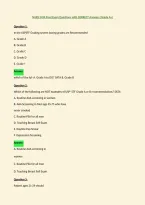 NURS 5434 Final Exam Questions with CORRECT Answers &lpar;Grade A&plus;&rpar;