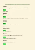 NURS 6001 practice questions for exam 1 Questions with CORRECT Answers &lpar;Grade A&plus;&rpar;