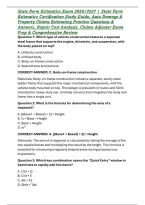 State Farm Estimatics Exam 2026&sol;2027 &vert; State Farm Estimatics Certification Study Guide&comma; Auto Damage & Property Claims Estimating Practice Questions & Answers&comma; Repair Cost Analysis&comma; Claims Adjuster Exam Prep & Comprehensive Review