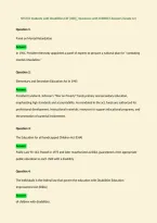 NYSTCE Students with Disabilities CST &lbrack;060&rsqb;&lowbar; Questions with CORRECT Answers &lpar;Grade A&plus;&rpar;