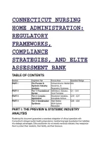 S-Tier Connecticut Nursing Home Administrator &lpar;NHA&rpar; Practice Exam &vert; 2026&sol;2027 Regulatory & Clinical Mastery &lpar;Q&A&rpar;&NewLine;