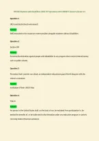 NYSTCE Students with Disabilities &lpar;060&rpar; CST Questions with CORRECT Answers &lpar;Grade A&plus;&rpar;