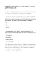 NLE BOARD EXAM COMPILATION STUDY GUIDE & PRACTICE QUESTIONS 2026&sol;2027