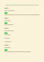 Principles of Marketing 16th Edition Chapter 1 Questions with CORRECT Answers &lpar;Grade A&plus;&rpar;