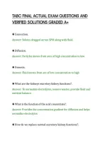 TABC FINAL ACTUAL EXAM QUESTIONS AND&NewLine;VERIFIED SOLUTIONS GRADED A&plus;&NewLine;