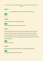 PSY 352 Exam Questions with Verified Solutions New Update Questions with CORRECT Answers&NewLine;&lpar;Grade A&plus;&rpar;