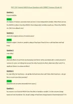 PSYC 210- Factorial ANOVA Exam Questions with CORRECT Answers &lpar;Grade A&plus;&rpar;