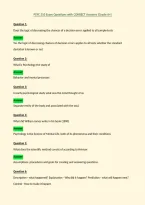 PSYC 210 Exam Questions with CORRECT Answers &lpar;Grade A&plus;&rpar;