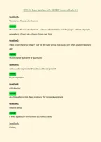 PSYC 210 Exam Questions with CORRECT Answers &lpar;Grade A&plus;&rpar;