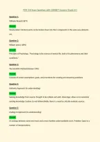 PSYC 210 Exam Questions with CORRECT Answers &lpar;Grade A&plus;&rpar;