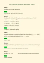 Psyc 210 Final Exam Questions with CORRECT Answers &lpar;Grade A&plus;&rpar;
