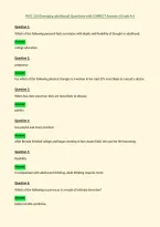 PSYC 210 &lpar;Emerging adulthood&rpar; Questions with CORRECT Answers &lpar;Grade A&plus;&rpar;