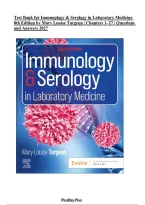Test Bank for Immunology & Serology in Laboratory Medicine&comma; 8th Edition by Mary Louise Turgeon &vert; Chapters 1&ndash;27 Complete &vert; Questions & Answers 2027