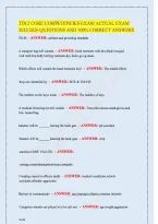 TDCJ Core Competencies Exam Study Guide &vert; Actual Exam Questions & 100&percnt; Correct Answers &lpar;2025&sol;2026&rpar;