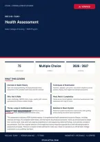 NSG 3160 Health Assessment Exam 1 Galen College 2026&sol;2027 &ndash; Questions and Answers &vert; 100&percnt; Verified &vert; Detailed Rationales &ndash; Pass Guaranteed &ndash; A&plus; Graded