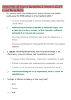 Galen NUR 155 Exam 1 Questions & Answers 2026 &vert; Nursing Fundamentals &vert; Exam Prep