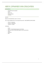 ABS II samenvatting lessen van Cruchten &vert; Het actieve bewegingsstelsel II &vert; UA &vert; 2025&sol;26