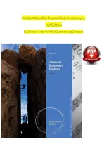 Solution Manual for Financial Statement Analysis 13th Edition by Charles H&period; Gibson &ndash; Chapters 1&ndash;13 Complete Solutions 2026