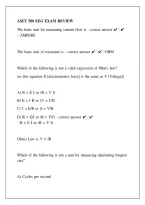 ASET 500 EEG Exam Review 2026 &vert; Comprehensive EEG Exam Prep Study Guide & Practice Questions