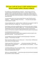 CPL Exam 4 with all Correct & 100&percnt; Verified Answers &vert;Actual Complete Update &vert;Already Graded A&plus;
