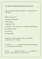CLA 210 Exam 2 Heinen Questions & Correct Answers 2026 &vert; CLA 210 Test Prep & Study Guide