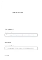 OPRE 3330 EXAM 1 ALBORZ QUESTIONS AND VERIFIED ANSWERS