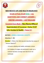 Life and Health Insurance EXAM PACKAGE DEAL