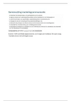 Samenvatting Marketingcommunicatie &vert; Artesis Plantijn &vert; 2026&sol;2027