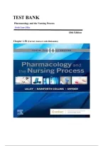 Test Bank for Pharmacology and the Nursing Process 10th Edition by Linda Lane Lilley&comma; Shelly Rainforth Collins&comma; and Julie S&period; Snyder &ndash; Complete Chapters 1-58 Questions & Answers with Rationales