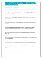 NURS 663 EXAM 3 &lpar;PERSONALITY DISORDERS&rpar; &vert; QUESTIONS AND CORRECT ANSWERS &vert; GRADED A&plus; &vert; VERIFIED ANSWERS &vert; LATEST VERSION &lpar;JUST RELEASED&rpar;&NewLine;