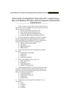 ECG Cardiac Nursing Mastery Guide 2025&ndash;2026 &ndash; Comprehensive ECG Interpretation&comma; Cardiac Rhythm Recognition&comma; and Nursing Practice Questions&NewLine;&NewLine;