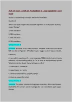 NUR 185 Exam 1&colon; NUR 185 Practice Exam 1&colon; Latest Updated A&plus; Score&NewLine;Guide Solution