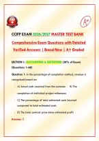 CCIFP Practice Exam Master Test Bank &vert; 200&plus; Questions with 100&percnt; Correct Answers & Detailed Rationales &vert; Verified &vert; Updated &lpar;Actual Exam&rpar; &vert; Latest Version 22&NewLine;
