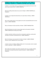 WORKDAY PRO HCM CORE EXAM &vert; QUESTIONS AND CORRECT ANSWERS &vert; GRADED A&plus; &vert; VERIFIED ANSWERS &vert; JUST RELEASED&NewLine;&NewLine;